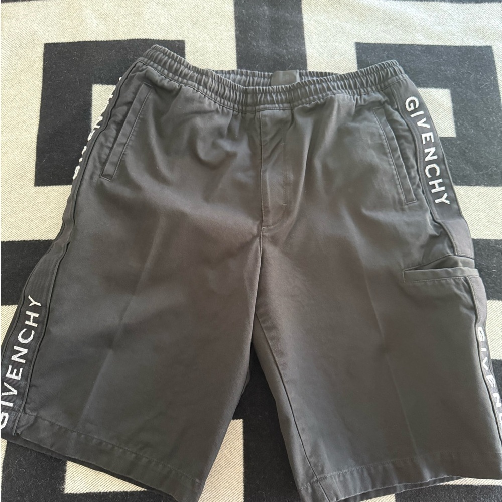 Givenchy Black Logo Tape Track Pants - Picture 3 of 5